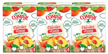 COMPAL CLÁSSICO NÉCTAR PÊSSEGO COMPAL CLÁSSICO NÉCTAR PÊSSEGO