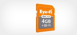 Cartão de memória Eye-Fi Geo X2: partilhar fotos em direto