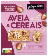 PINGO DOCE AVEIA & CEREAIS CHOCOLATE BRANCO & MORANGO PINGO DOCE AVEIA & CEREAIS CHOCOLATE BRANCO & MORANGO