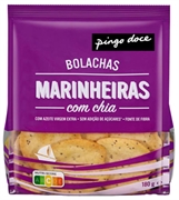 PINGO DOCE BOLACHAS MARINHEIRAS COM CHIA