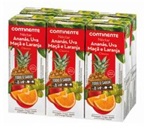 CONTINENTE NÉCTAR ANANÁS, UVA, MAÇÃ E LARANJA