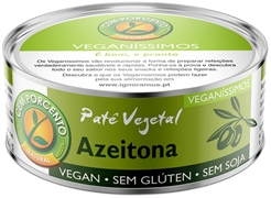 CEM PORCENTO Patê Vegetal Azeitona