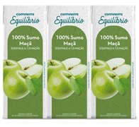 CONTINENTE EQUILÍBRIO 100% SUMO MAÇÃ