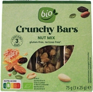 BIO (ALDI) BARRAS CROCANTES AMENDOIM, AMÊNDOA E MEL