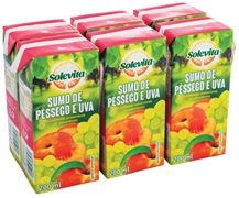 SOLEVITA SUMO DE PÊSSEGO E UVA
