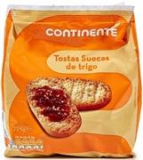 CONTINENTE TOSTAS SUECAS DE TRIGO
