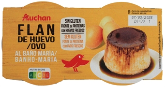 AUCHAN FLAN DE OVO