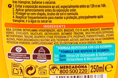 SUN MED (MERCADONA) PROTECTOR INFANTIL FPS 50+ RESISTENTE AL AGUA