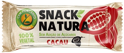 CEM PORCENTO SNACK NATURA CACAU