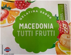 HACENDADO (MERCADONA) Gelatina Sabor Macedonia Tutti Frutti