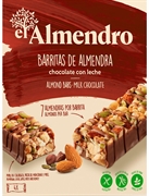 EL ALMENDRO BARRITAS DE ALMENDRA CHOCOLATE CON LECHE
