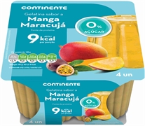 CONTINENTE Gelatina sabor a Manga Maracujá 0% Açúcar