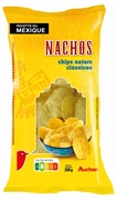 AUCHAN NACHOS CHIPS NATURE CLÁSSICOS