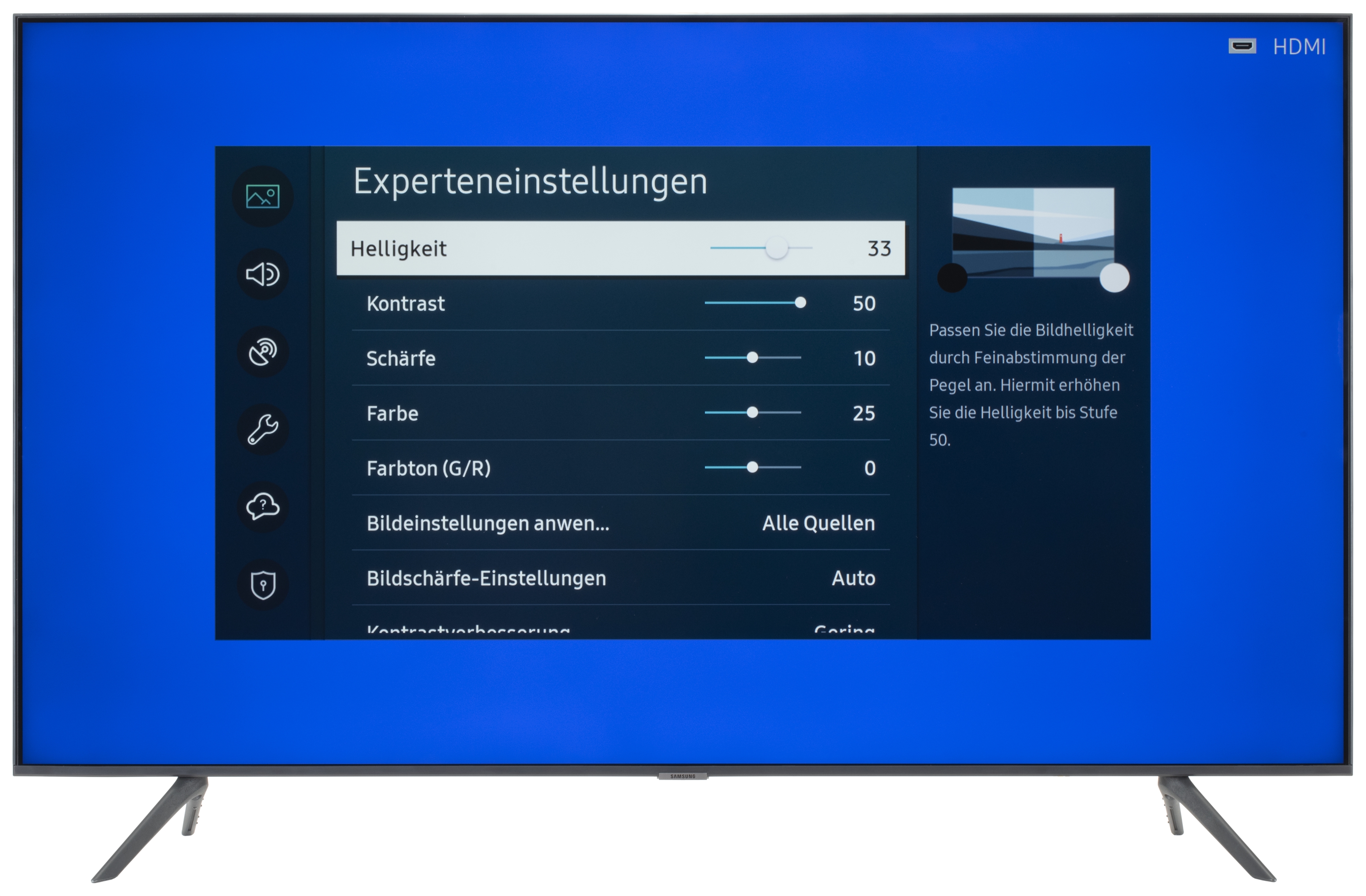 SAMSUNG UE55AU7175